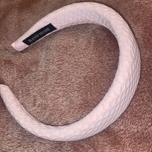 NWOT Pink Textured Fashion Headband OSFM